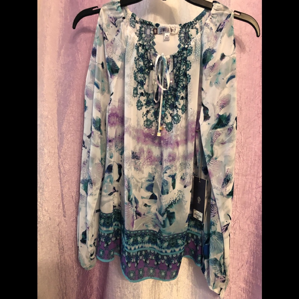 New Jennifer Lopez long sleeve Blouse